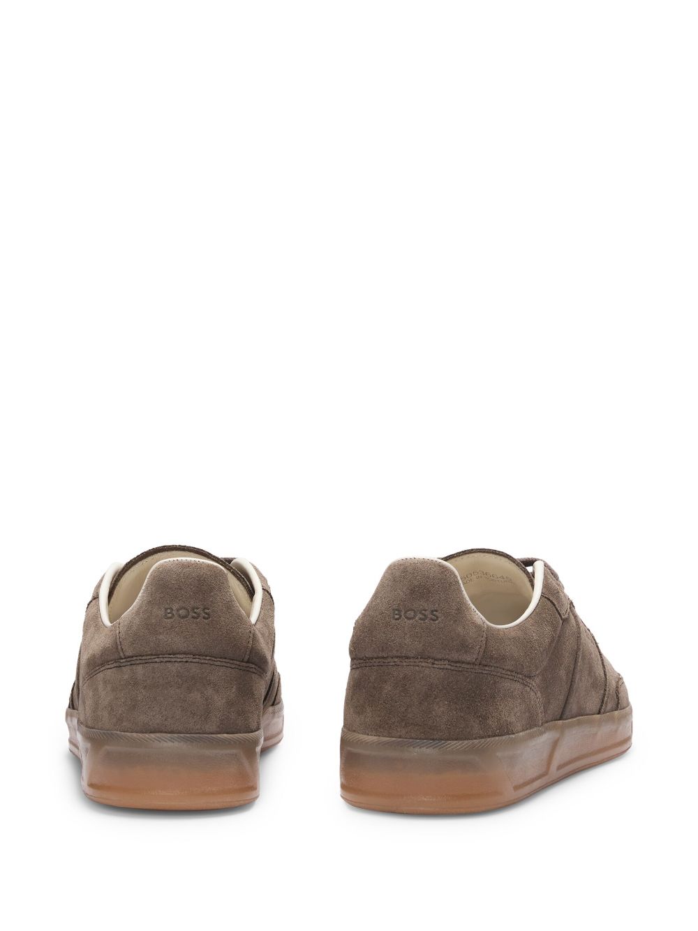 BOSS suede sneakers Brown