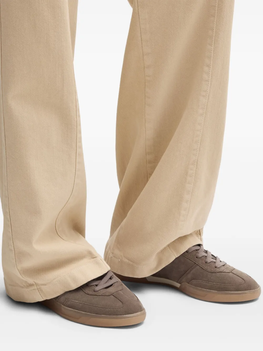 BOSS suede sneakers Brown