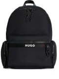 HUGO multi-pocket backpack - Black