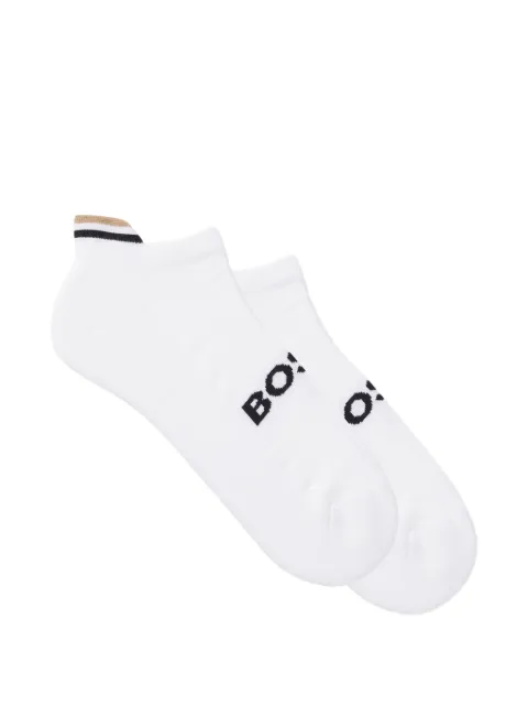 BOSS Par de meias com listra e logo