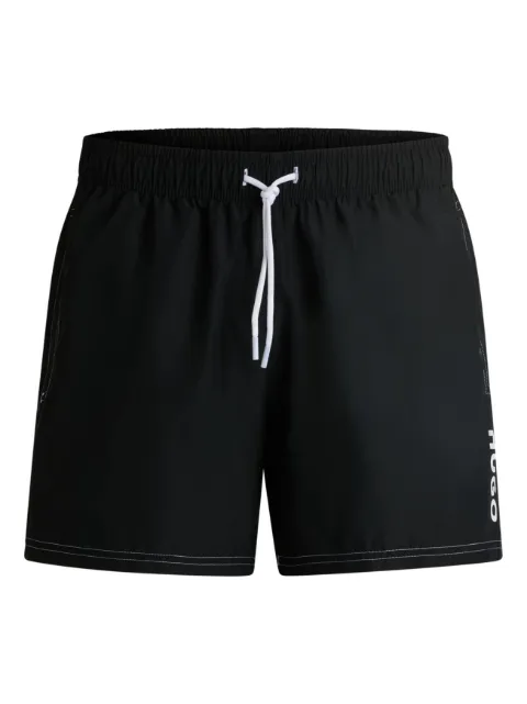 HUGO shorts de playa con logo estampado