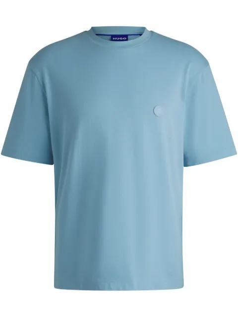 HUGO Camiseta de jersey em algodão