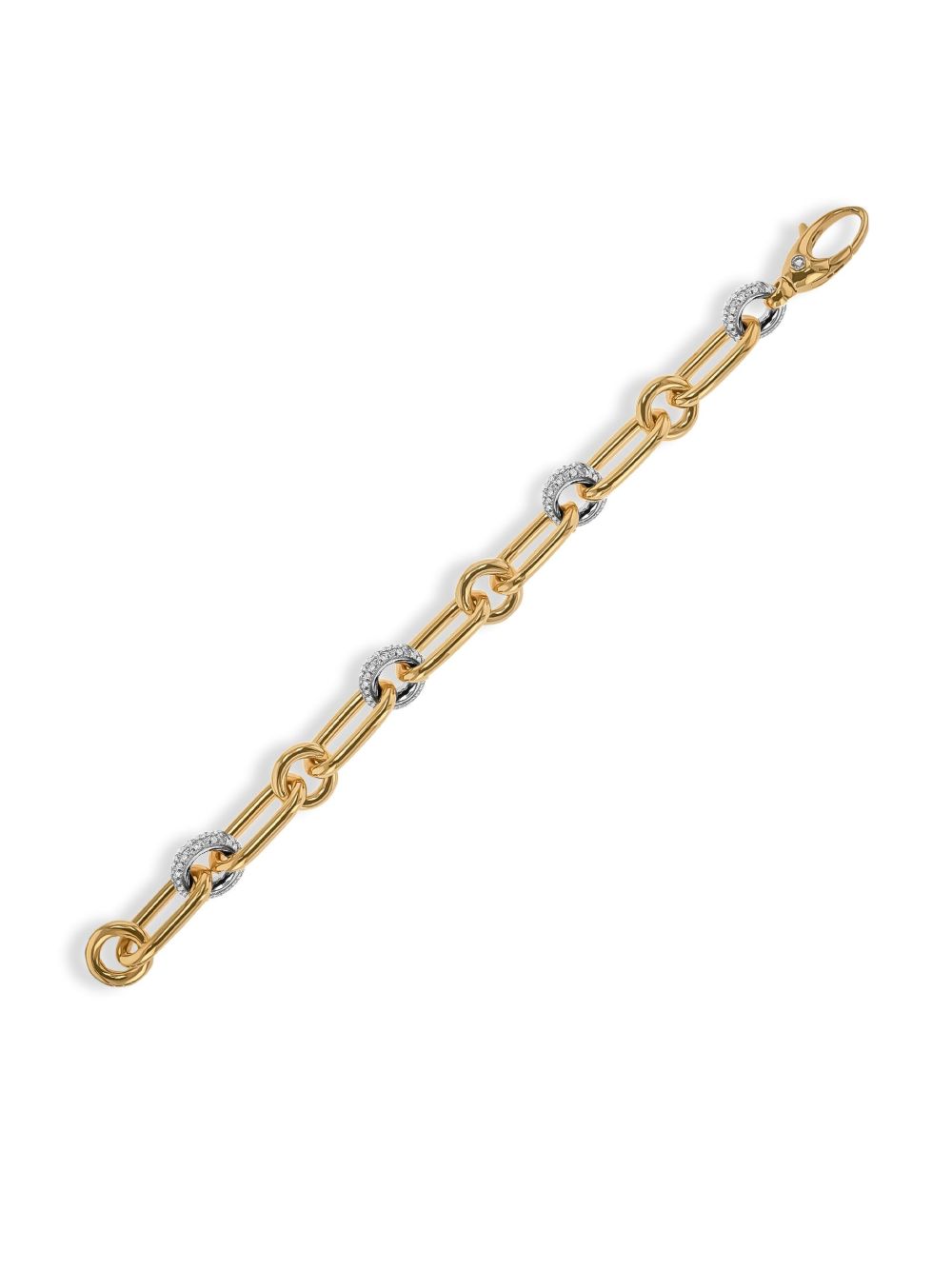 Pragnell 18kt geel- en witgouden Havana armband - YELLOW GOLD