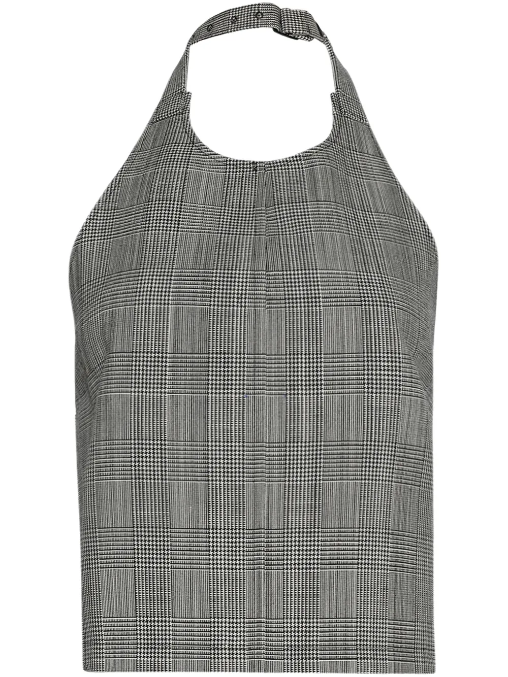WARDROBE.NYC Haltertop met open rug Grijs