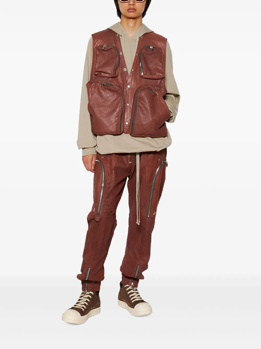 Rick Owens Cargo broek - Bruin