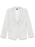 Theory houndstooth-pattern blazer - White