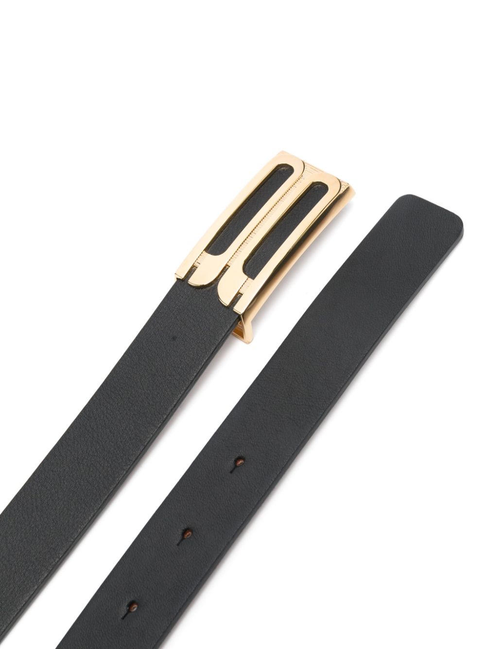 Victoria Beckham Jumbo Frame belt - Black