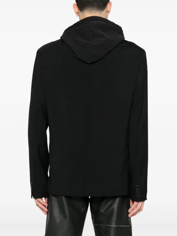 MM6 Maison Margiela ナンバーモチーフ パーカー | ブラック | FARFETCH JP