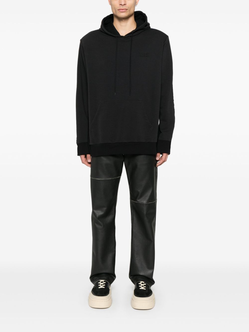 MM6 Maison Margiela Hoodie met getallen patroon - Zwart