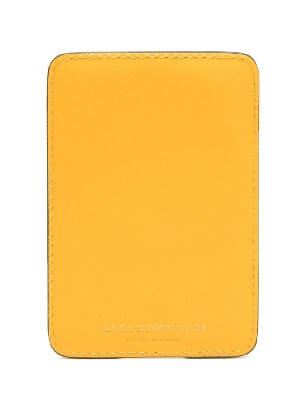 Anya Hindmarch Caution card case - Geel