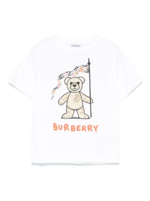 Burberry Kids Thomas Bear T-shirt | White | FARFETCH