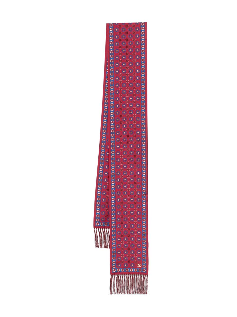 Valentino Garavani Chamber silk scarf - Red