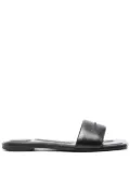 Alexander Wang embossed-logo slides - Black