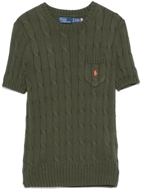 Polo Ralph Lauren cable-knit T-shirt