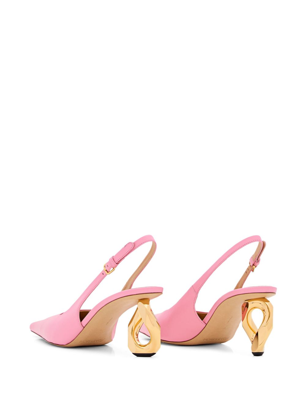 JW Anderson Pumps met kettinghak Roze