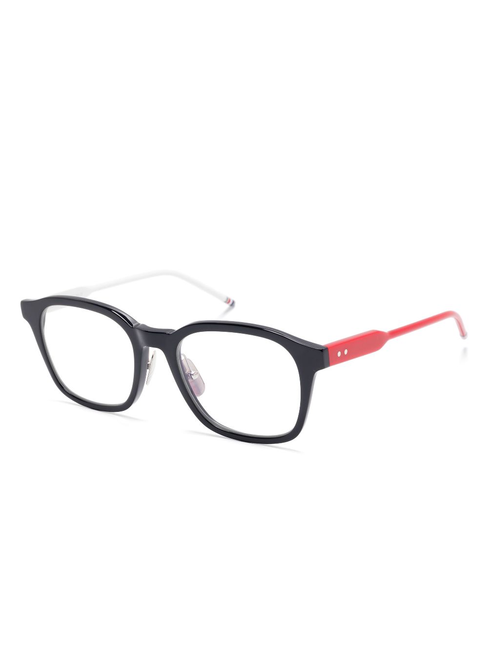 Thom Browne Eyewear Bril met vierkant montuur - Rood