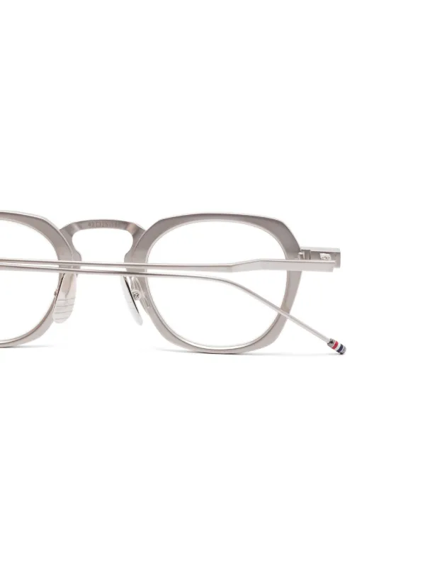 THOM BROWNE ラウントフレムメカネ 【関税込】 Thom Browne Eyewear ラウンド眼鏡フレーム | シルバートーン