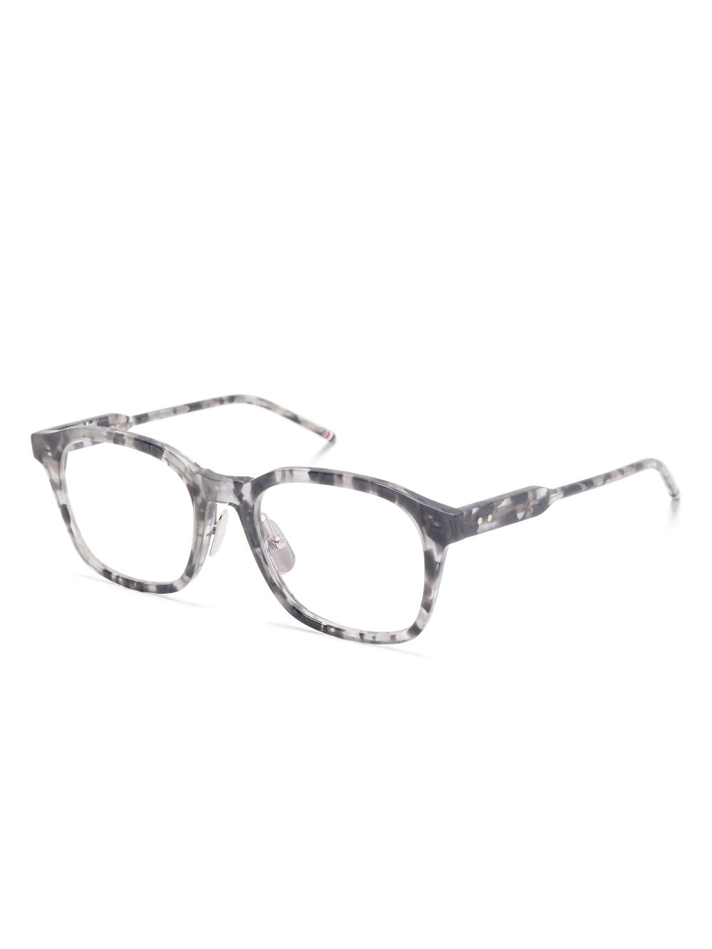 Thom Browne Eyewear Bril met vierkant montuur - Grijs