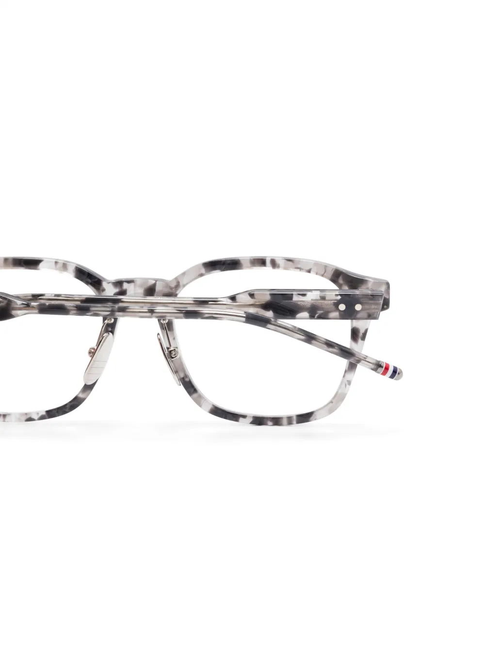 Thom Browne Eyewear Bril met vierkant montuur Grijs