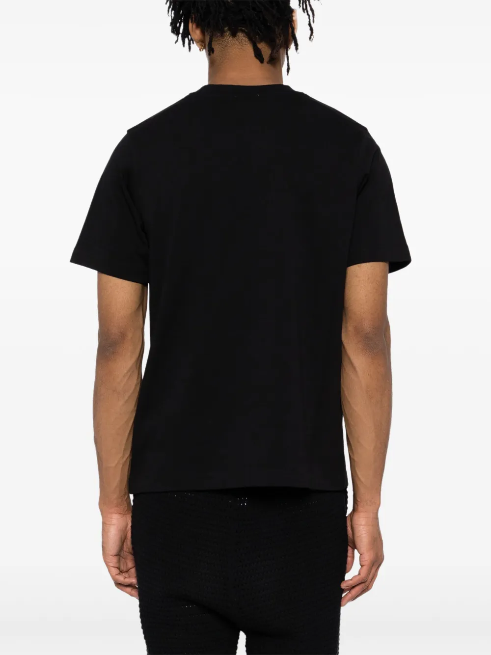 Casablanca T-shirt met logopatch Zwart