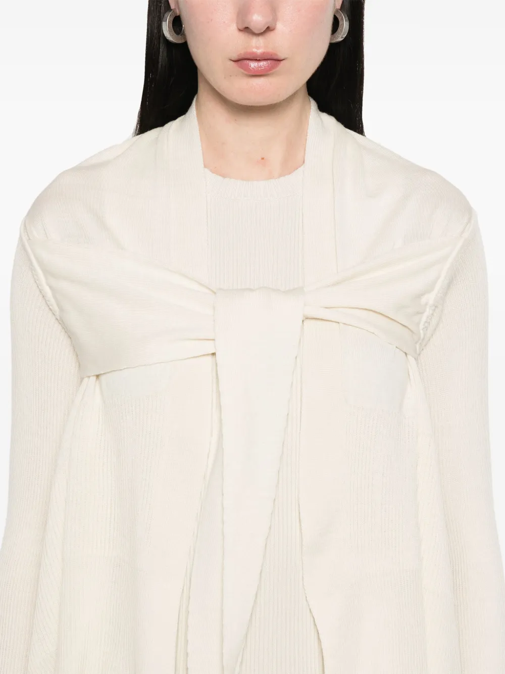 Rick Owens Vest van scheerwol Beige