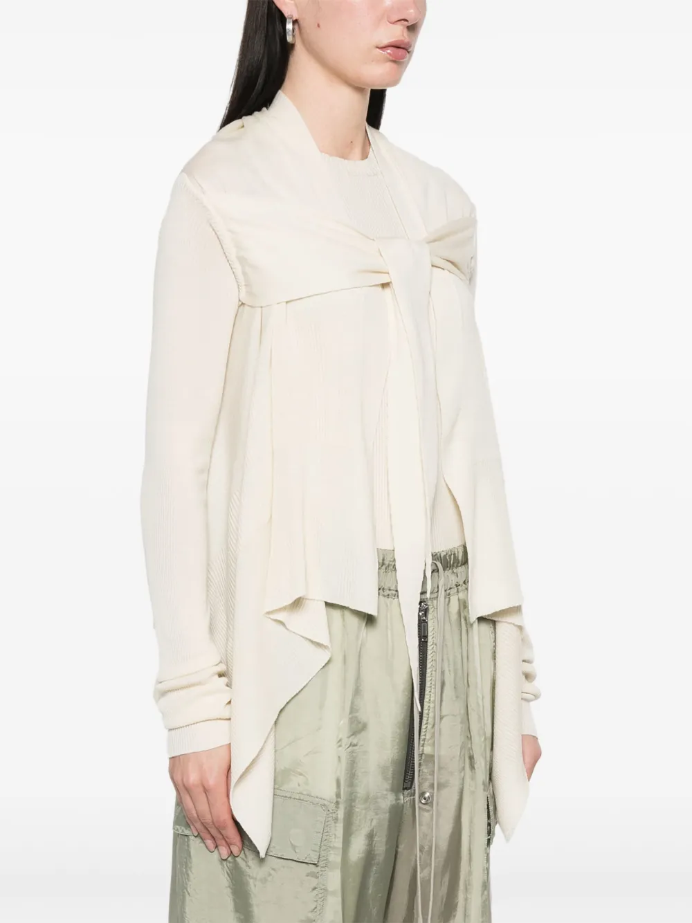Rick Owens Vest van scheerwol Beige