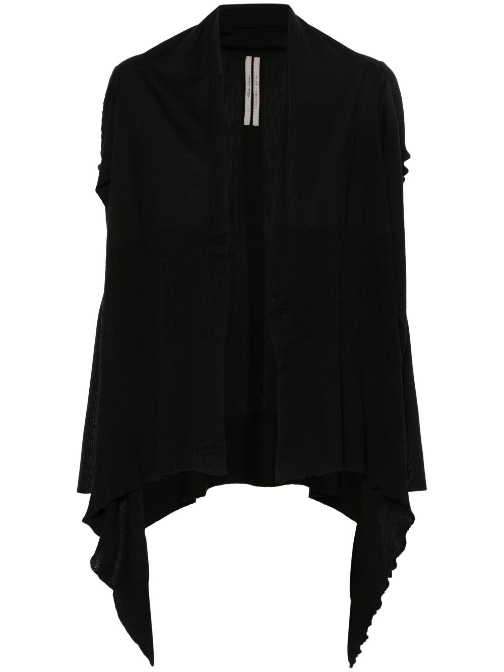 Rick Owens tied wrap cardigan – Black