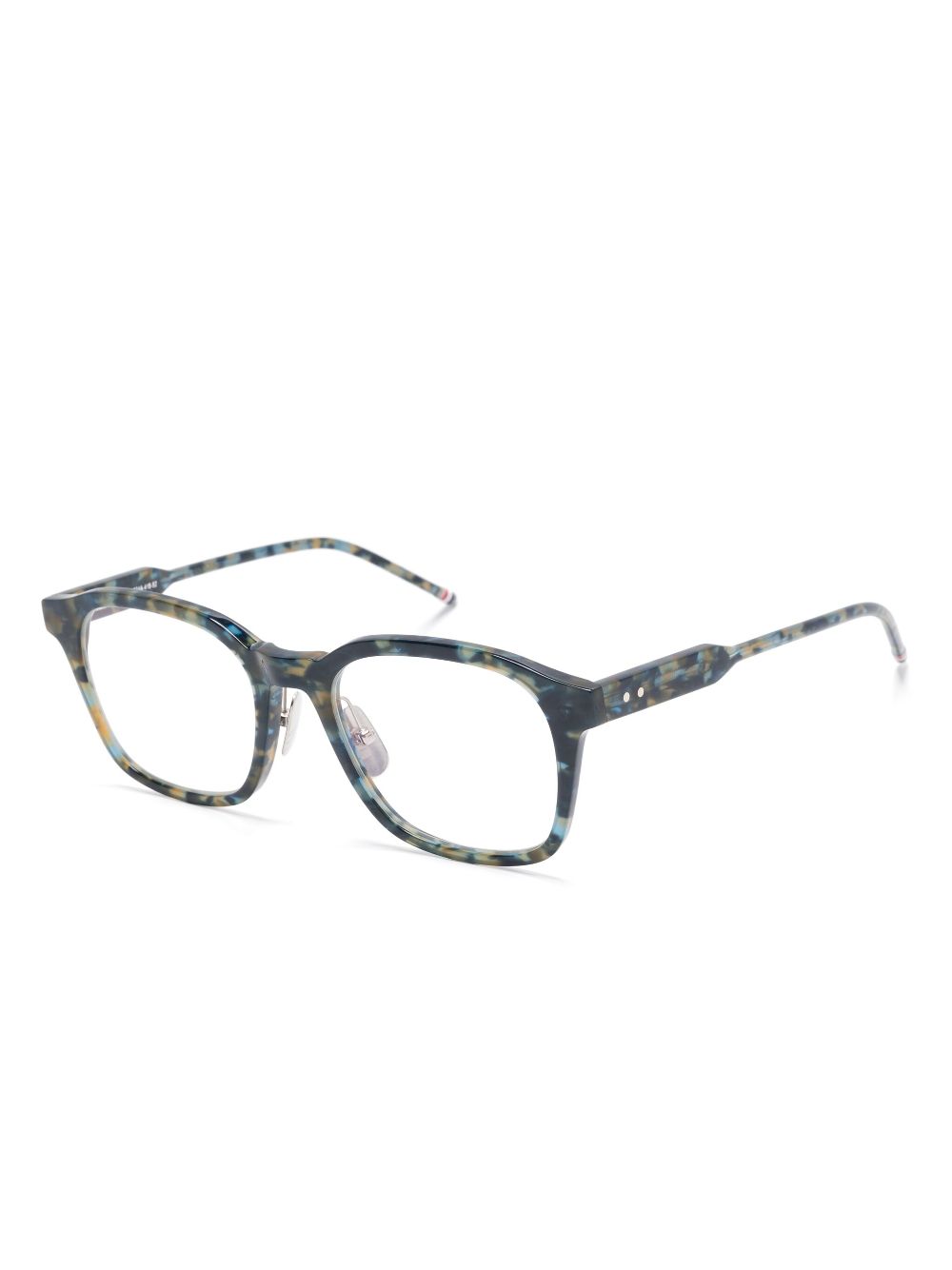 Thom Browne Eyewear Bril met vierkant montuur - Blauw