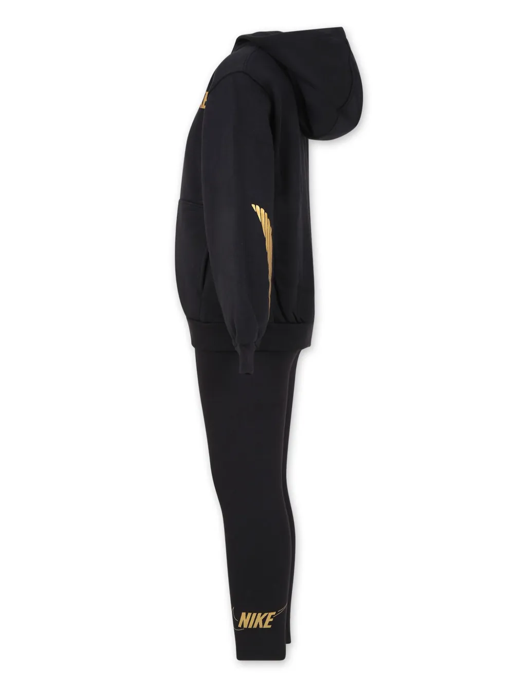 Nike Kids Trainingspak met logoprint Zwart