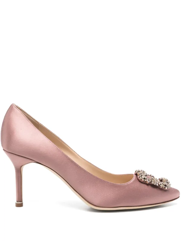 Manolo Blahnik Pumps Hangisi 70mm Rosa FARFETCH IT