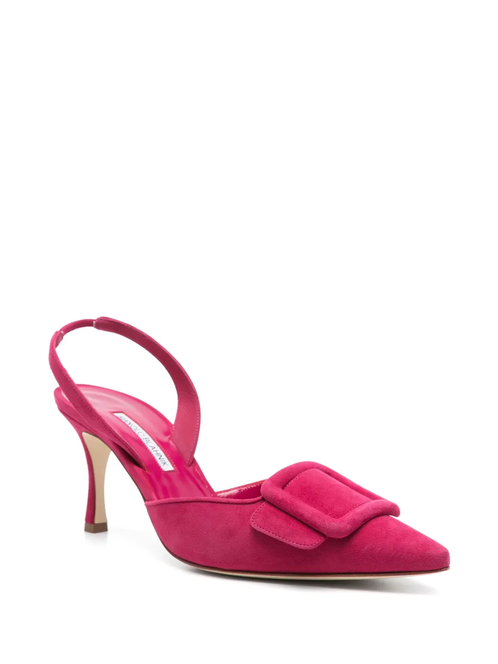 Manolo Blahnik 70mm Maysale slingback sandals Pink
