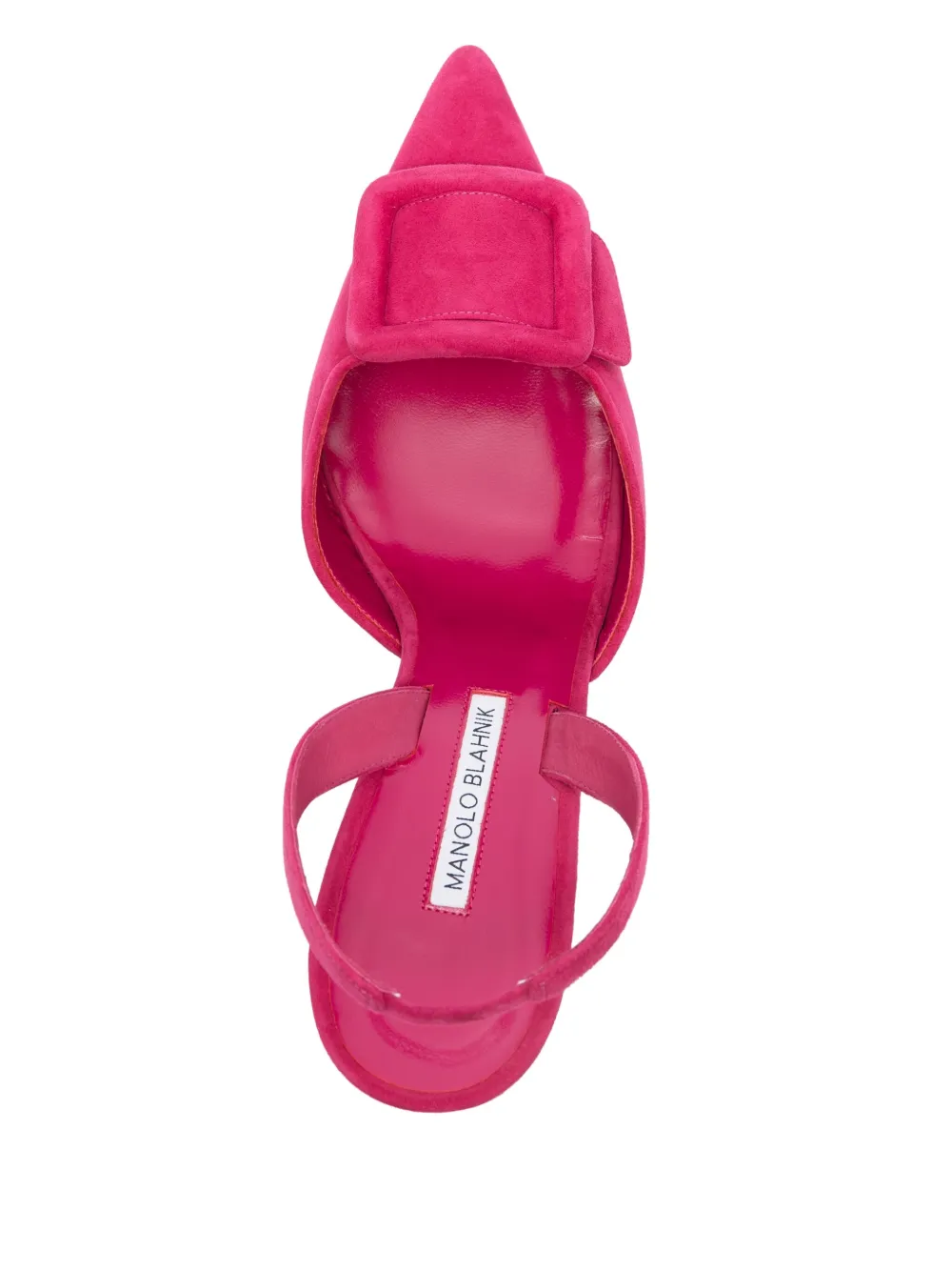 Manolo Blahnik 70mm Maysale slingback sandals Pink