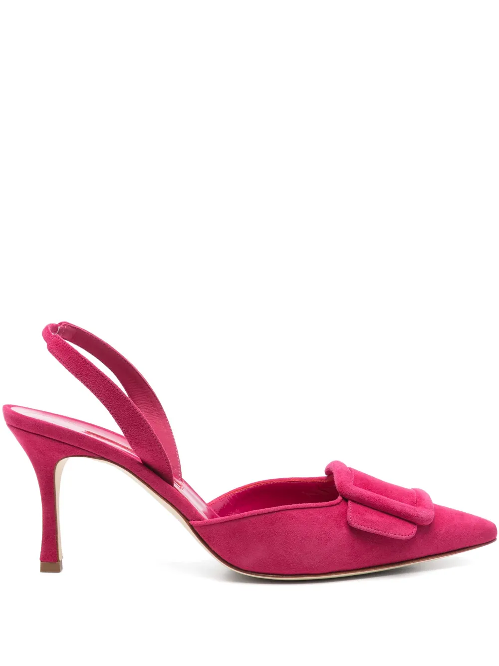 Manolo Blahnik 70mm Maysale slingback sandals Pink