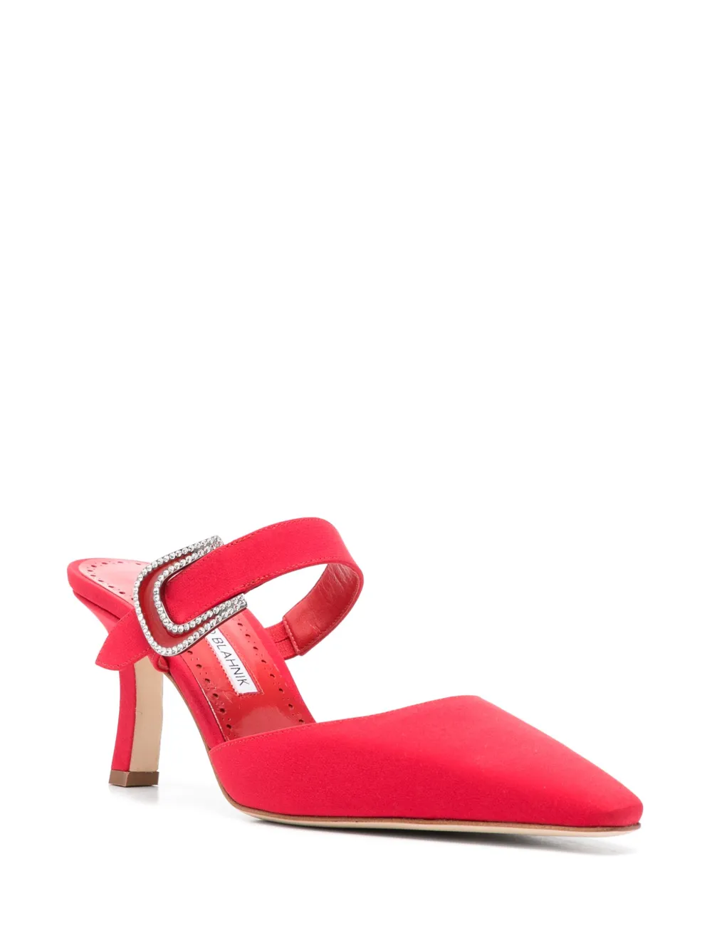 Manolo Blahnik 70mm Jabita pumps Red