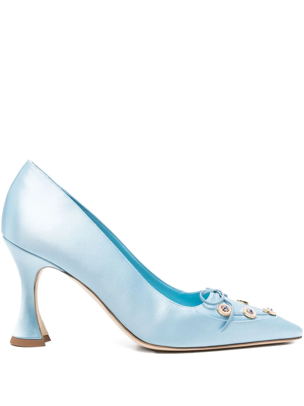 Manolo Blahnik 90mm Polypemahi pumps Blue