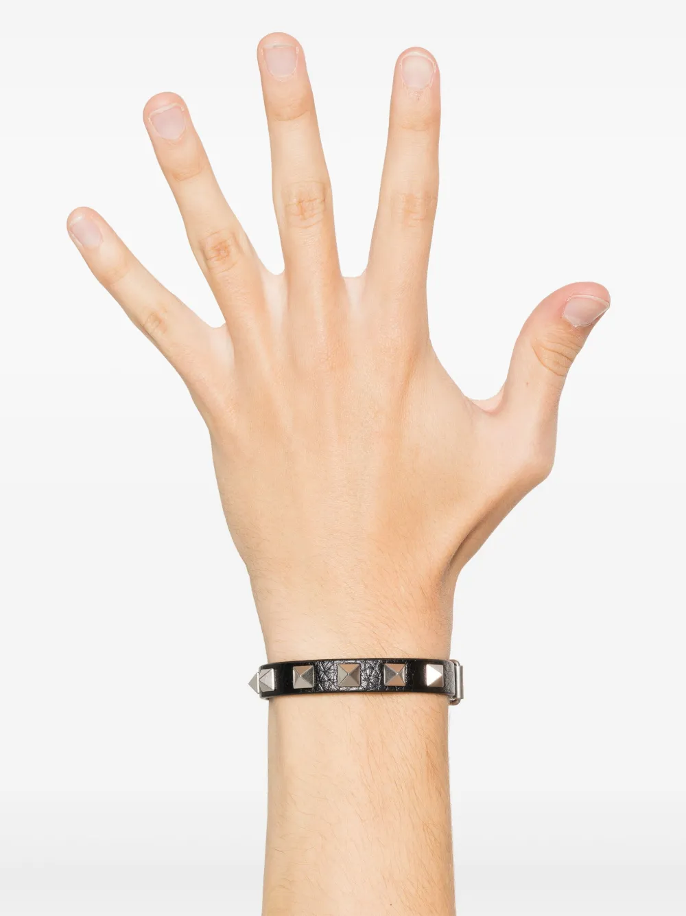 Valentino Garavani bracelet en cuir à ornements Rockstud | Image 2