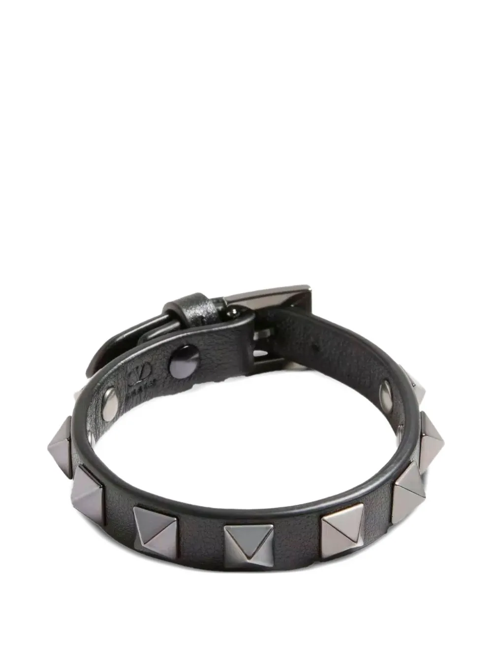 Valentino Garavani Rockstud Lederarmband - Schwarz