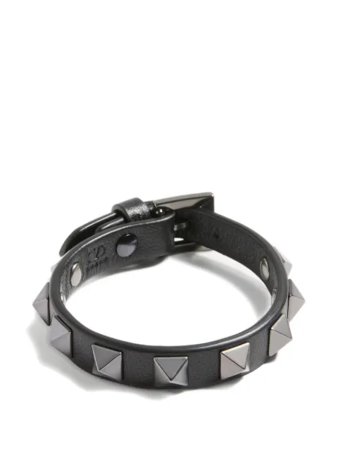 Valentino Garavani bracelet en cuir à ornements Rockstud