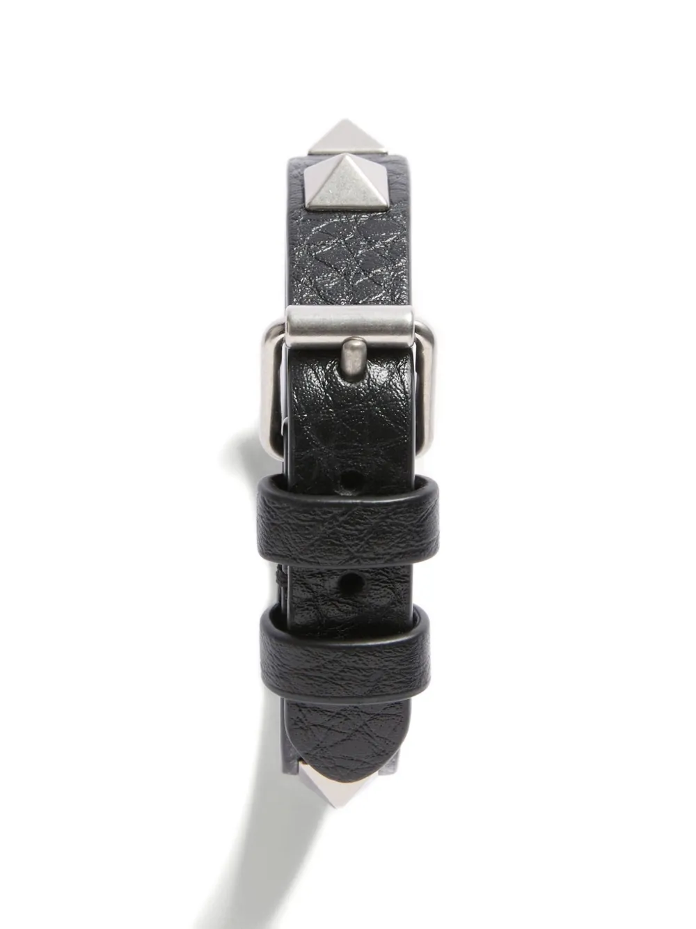 Valentino Garavani Rockstud leather bracelet - Nero
