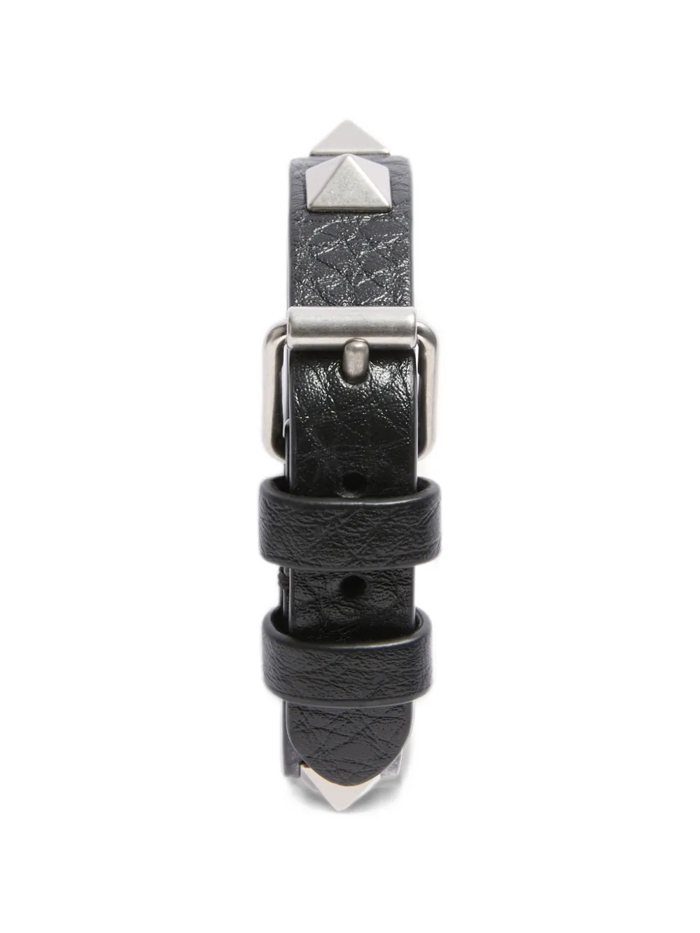 Valentino Garavani Rockstud leather bracelet - Nero