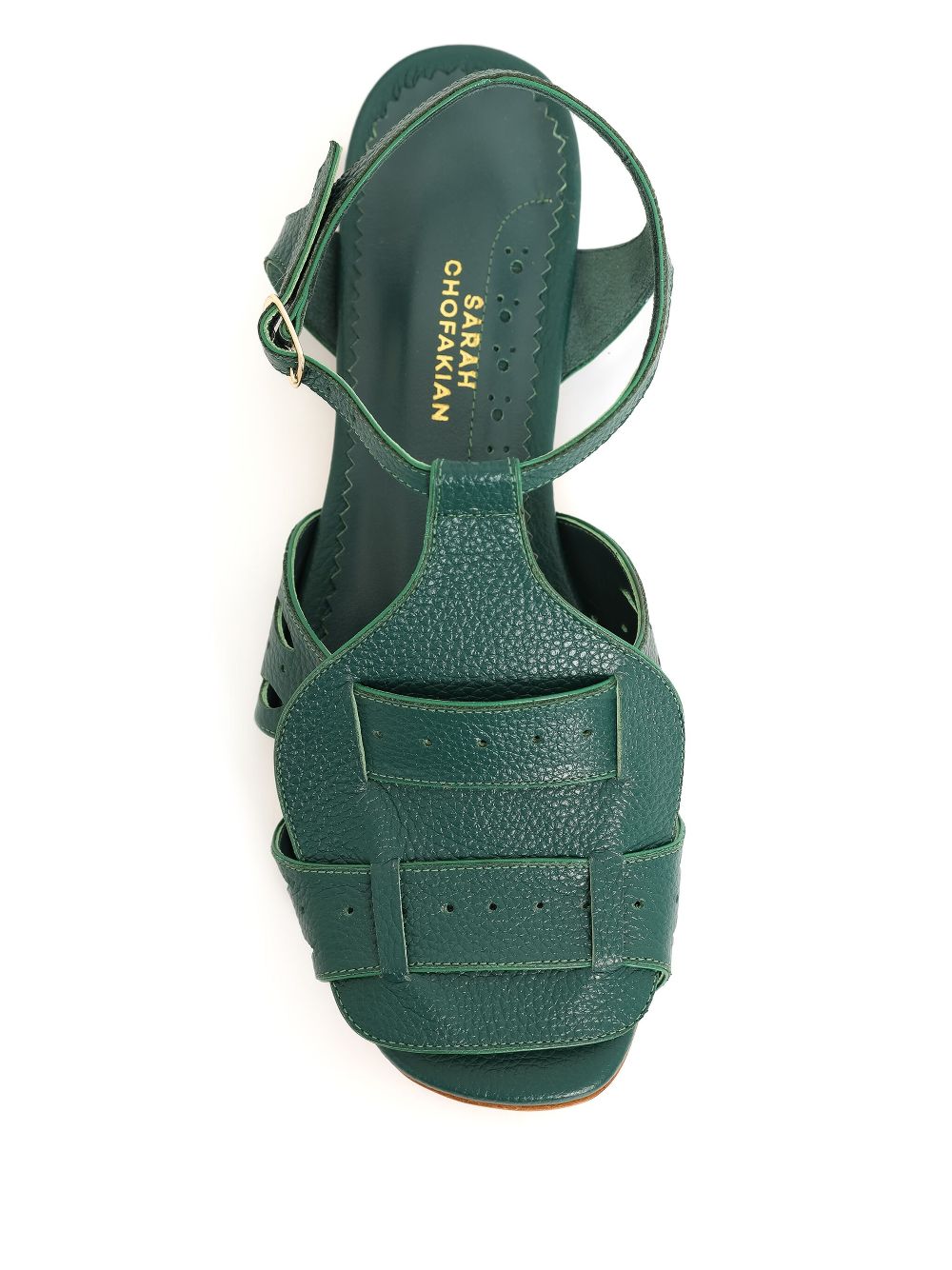 Sarah Chofakian Miller sandals Green