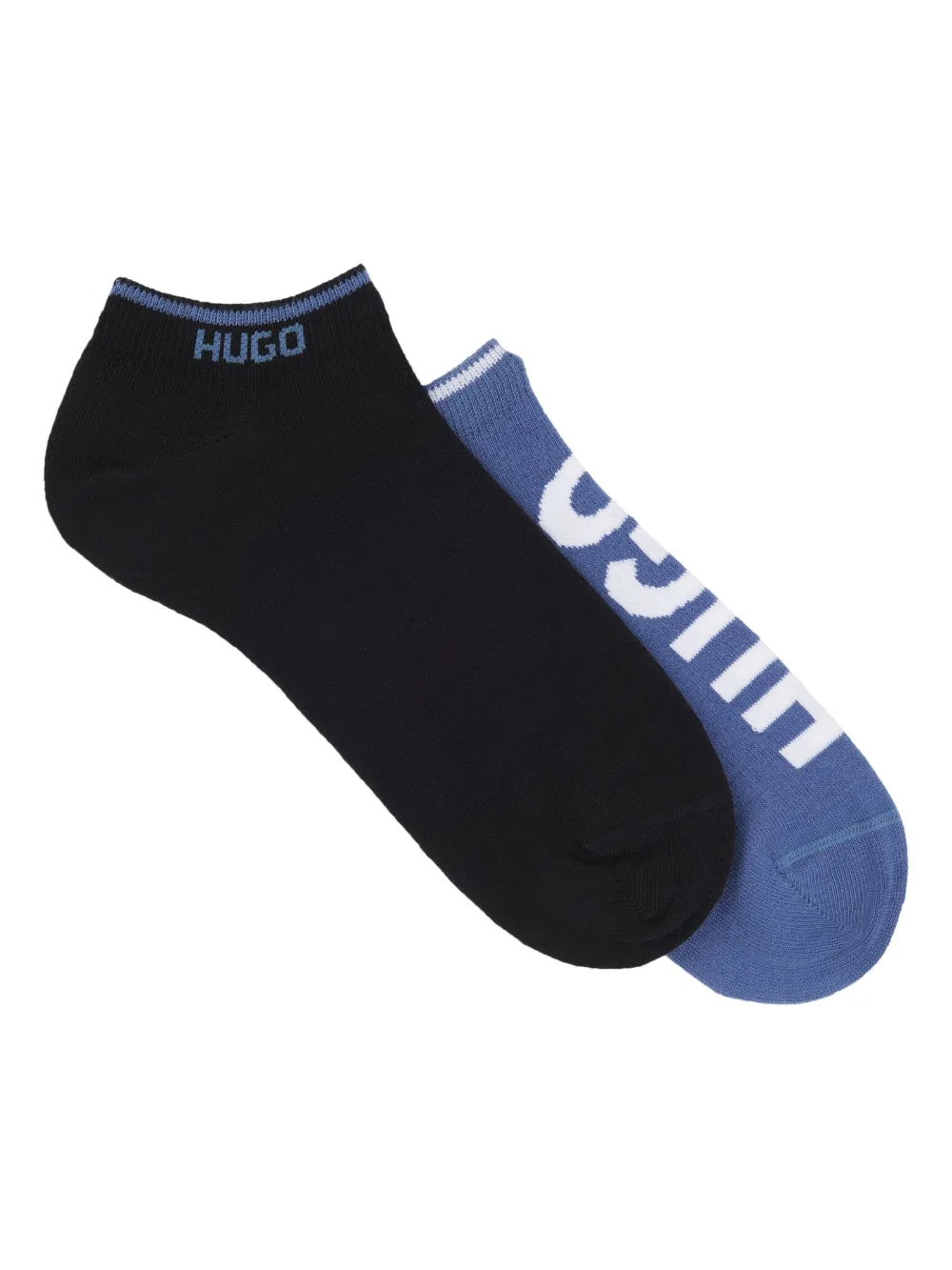HUGO Kit 2 pares de meias com logo | Azul | Image 1