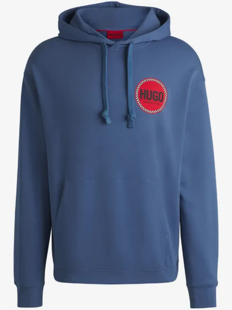 HUGO logo-print hoodie