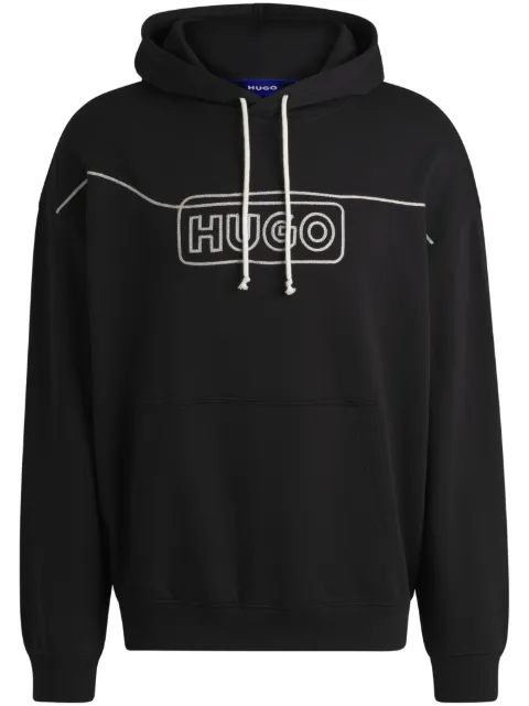 HUGO embroidered hoodie