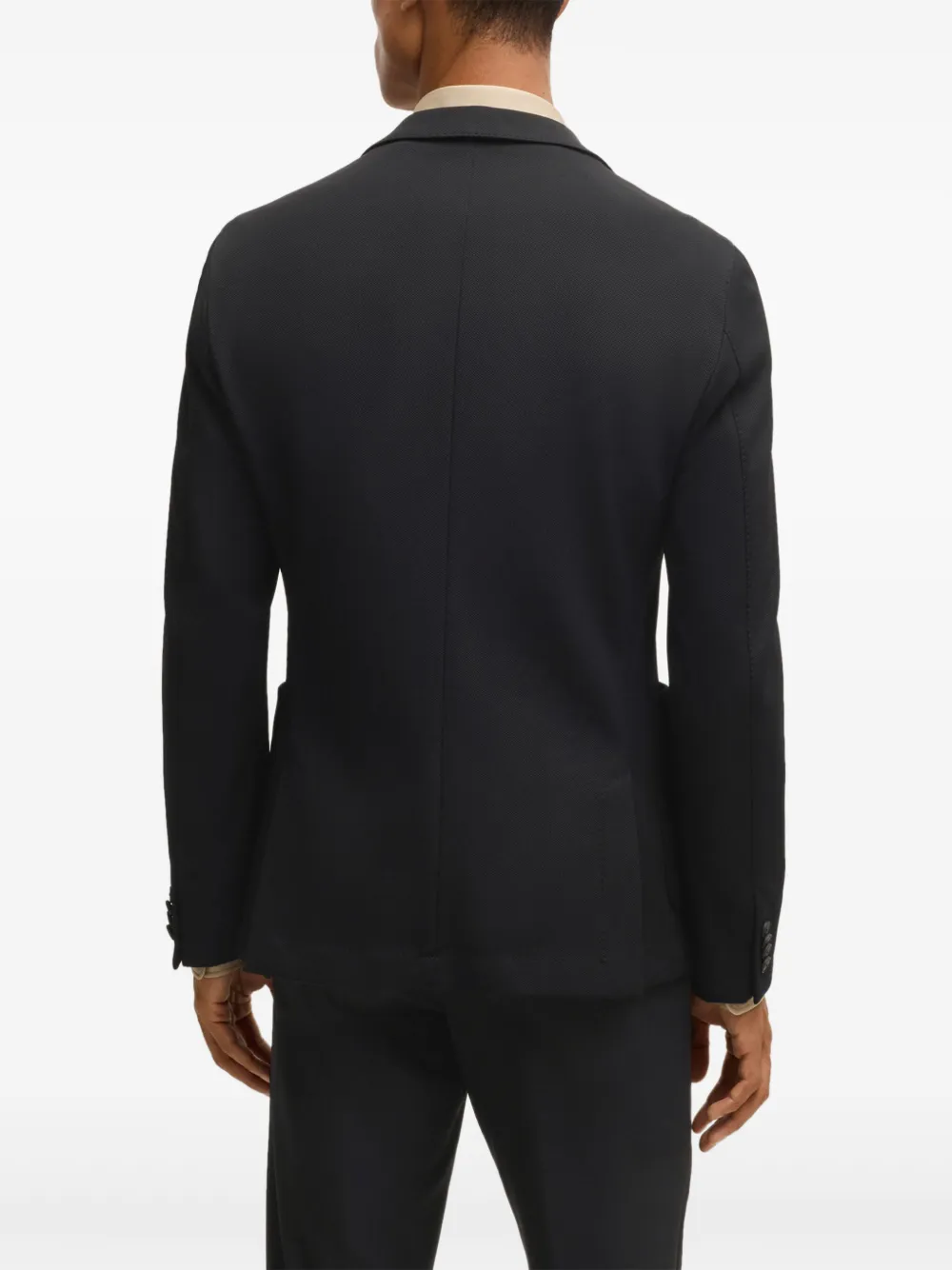 Shop Hugo Boss Patch Pocket Blazer In Black
