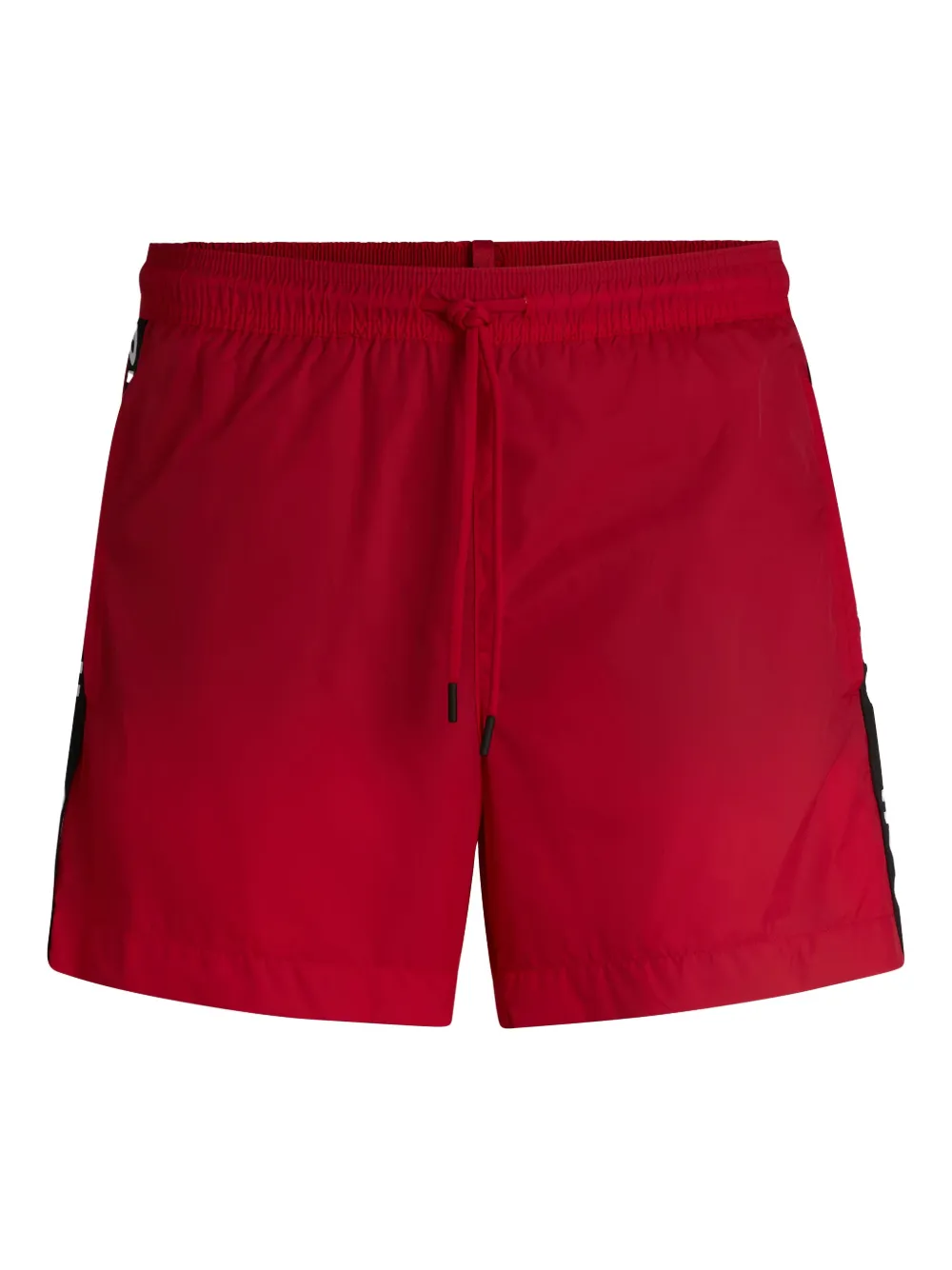 HUGO Bermuda de praia com faixa de logo | Vermelho | Image 1