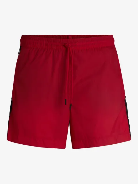 HUGO logo-tape swim shorts