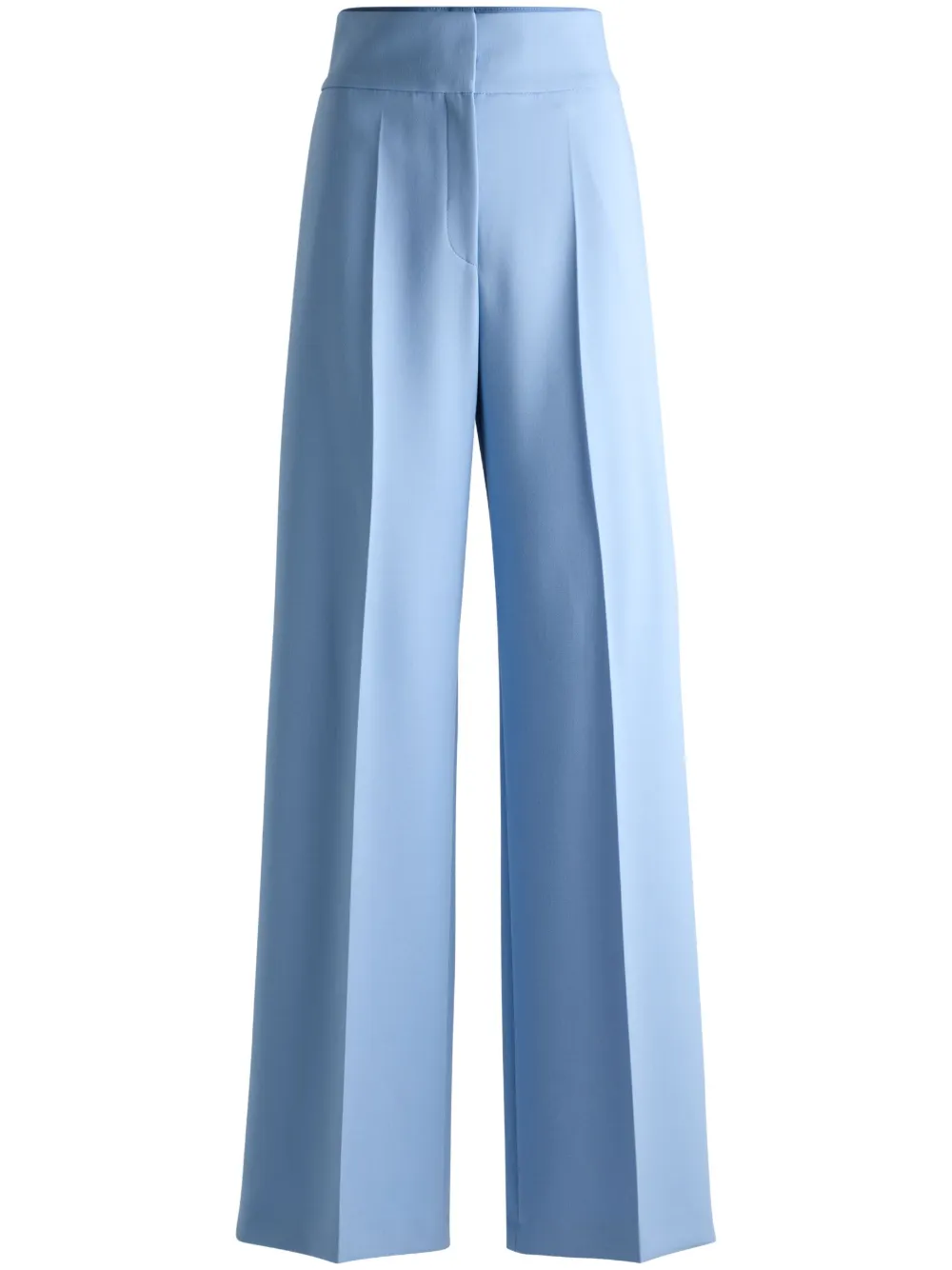 HUGO High waist flared broek Blauw
