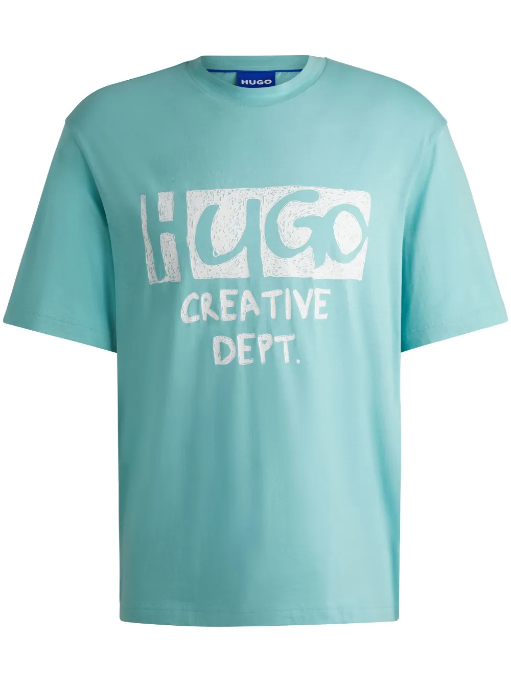 HUGO Camiseta com estampa | Azul | Image 1