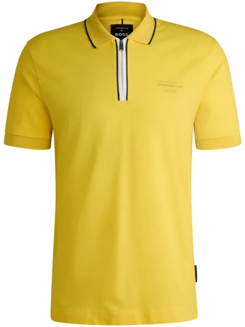 BOSS x Porsche logo-appliqué polo shirt 